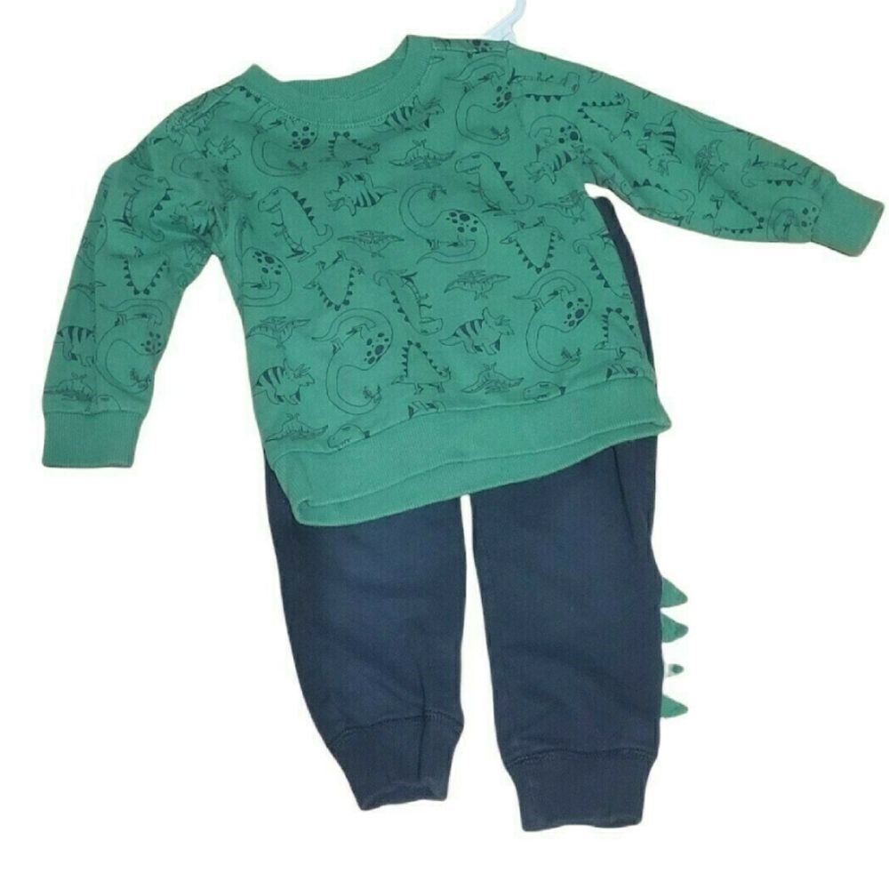 Dinosaur matching sweatpants and sweatshirt 2t